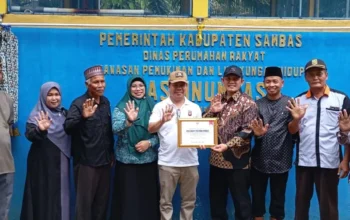 Bupati Sambas Resmikan Pasminumas di Desa Samustida, Warga Kini Nikmati Air Bersih ke Rumah