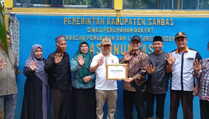 Bupati Sambas Resmikan Pasminumas di Desa Samustida, Warga Kini Nikmati Air Bersih ke Rumah