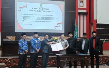 Delapan Fraksi DPRD Sambas Beri Persetujuan Raperda Perubahan APBD 2026